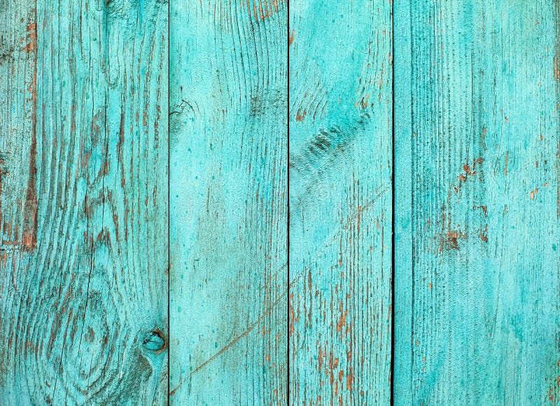 Weathered Blue Wooden Background Texture. Shabby Wood Teal or ...