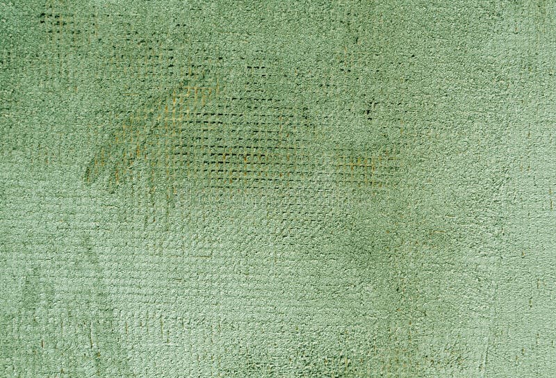 Weathered Green Color Cement Wall Surface. Stock Photo - Image of