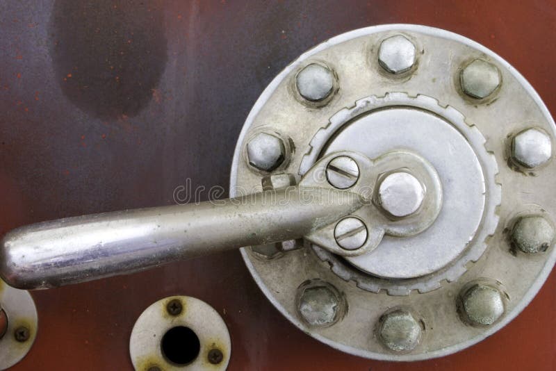 Weathered Steel Lever