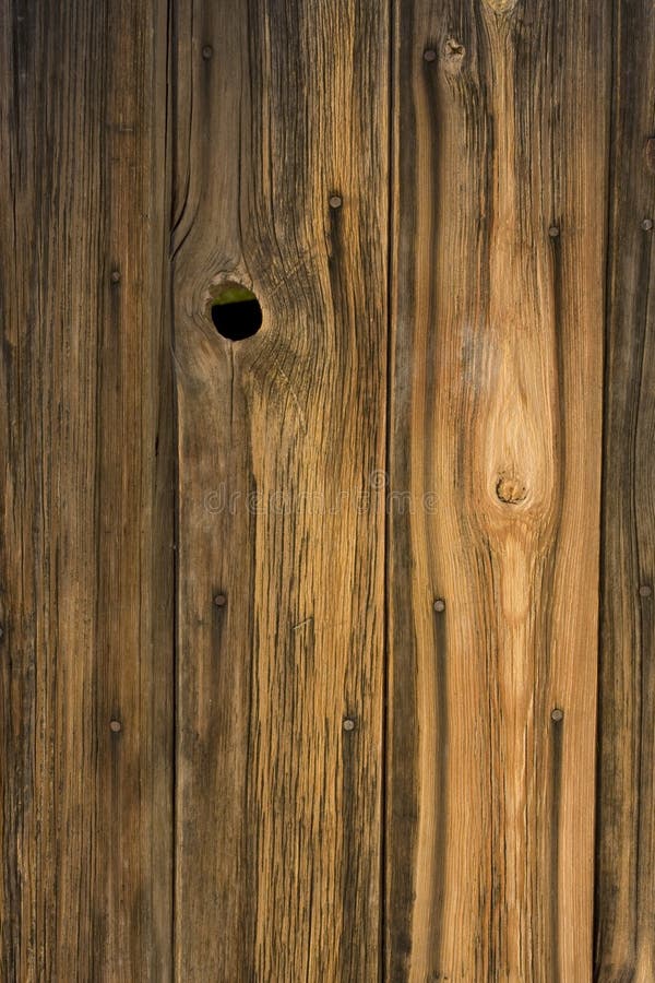 Weathered wood of old barn wall