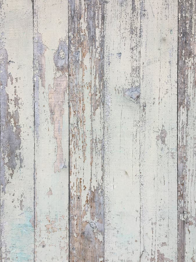 Weathered Wood Panel with Peeling White Paint Stock Image Image of