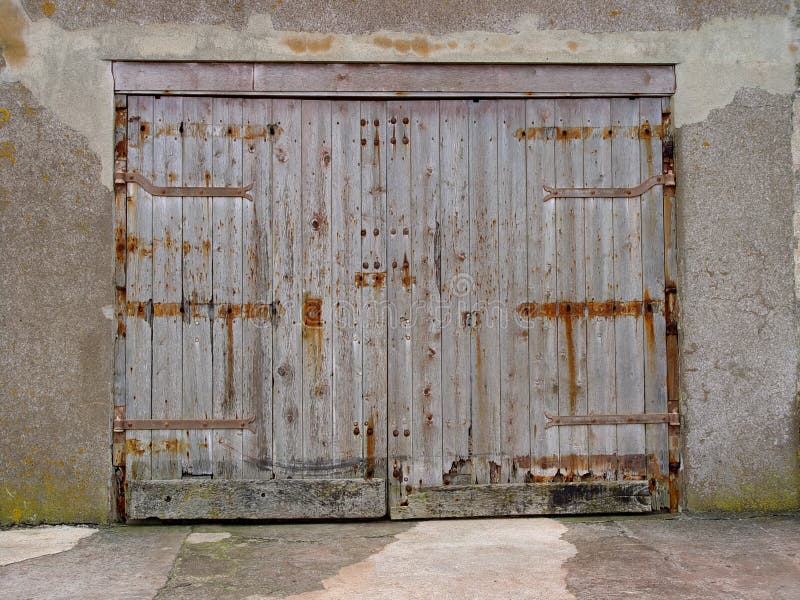 Weathered Wooden Doors