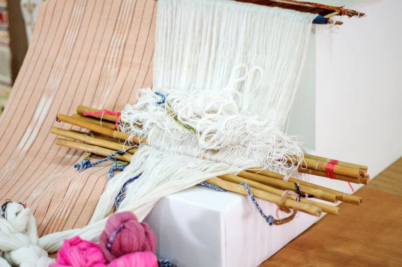 Weave textiles stock image. Image of color, handmade 75401605