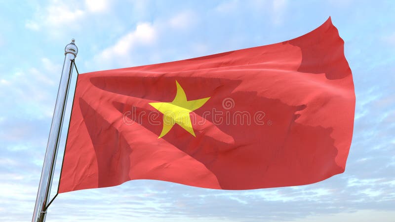 Weaving flag of the country Vietnam vector illustration Weaving flag of the country Vietnam vector illustration