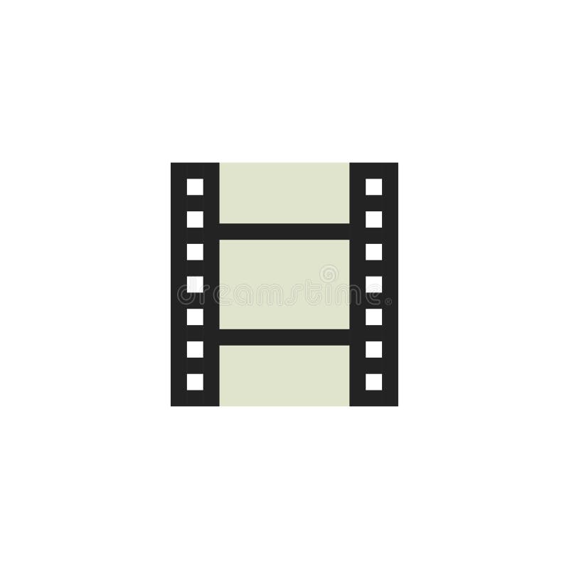 Camera Film Roll Icon, Simple Style Stock Vector - Illustration of ...