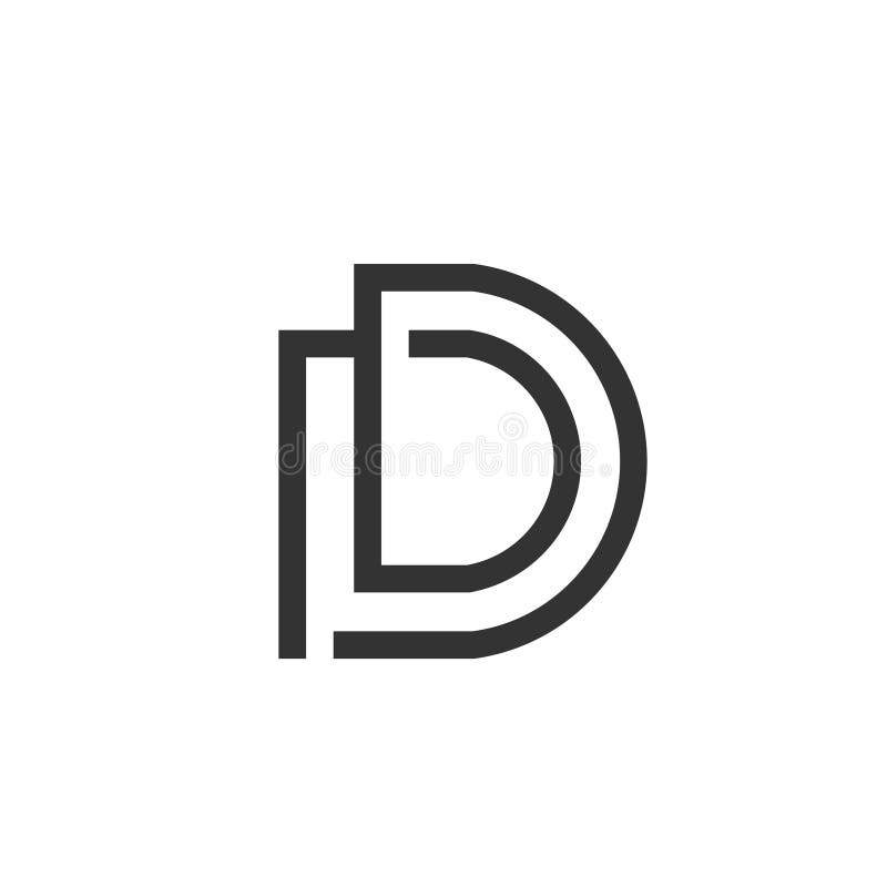 Letter Dd Logo Design Template Stock Illustrations – 977 Letter Dd Logo