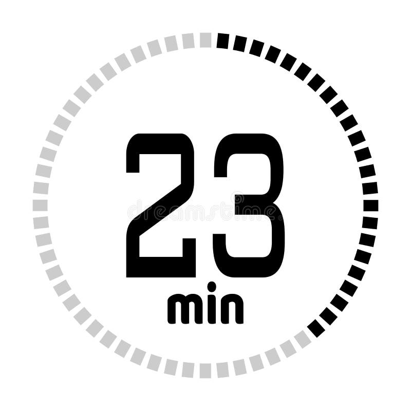 The Minutes Timer Vector - Illustration of circle, minute: 149693399