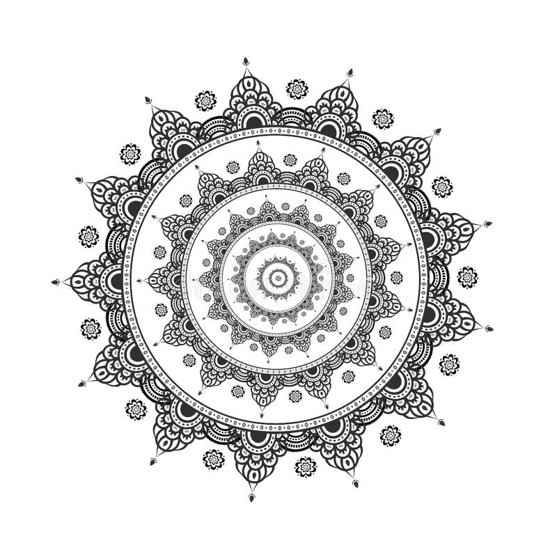 Mandalas for coloring book. Decorative round ornaments. Unusual flower shape