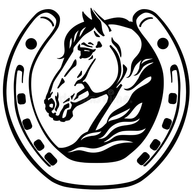 Cartoon Horse Shoe Stock Illustrations – 1,471 Cartoon Horse Shoe