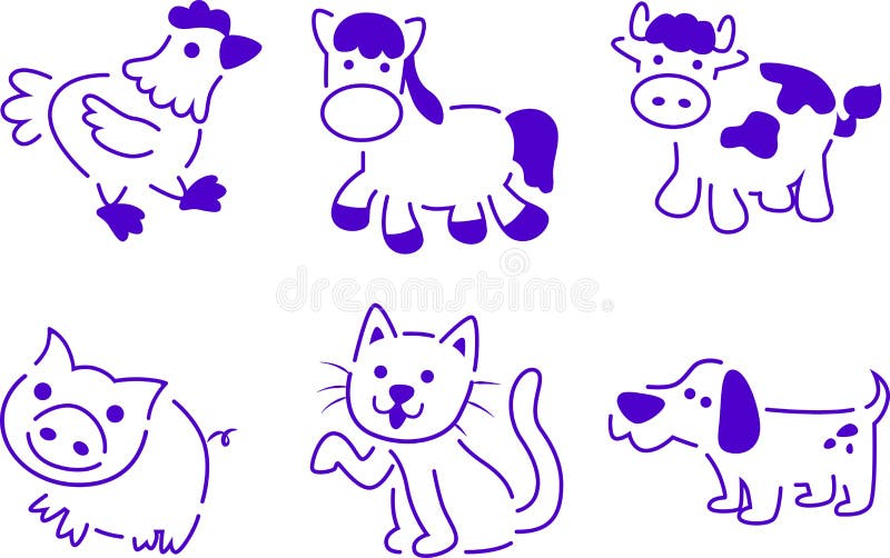 Stencil Vector Animals Stock Illustrations – 1,144 Stencil Vector Animals  Stock Illustrations, Vectors & Clipart - Dreamstime
