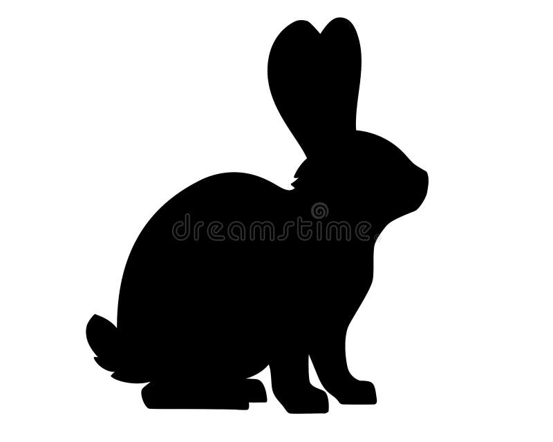 Rabbit Silhouette Clipart