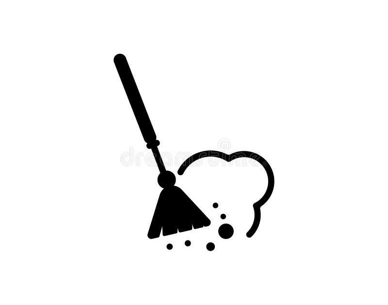 Download Simple Feather Duster Illustration. Cleaning Vector Icon ...