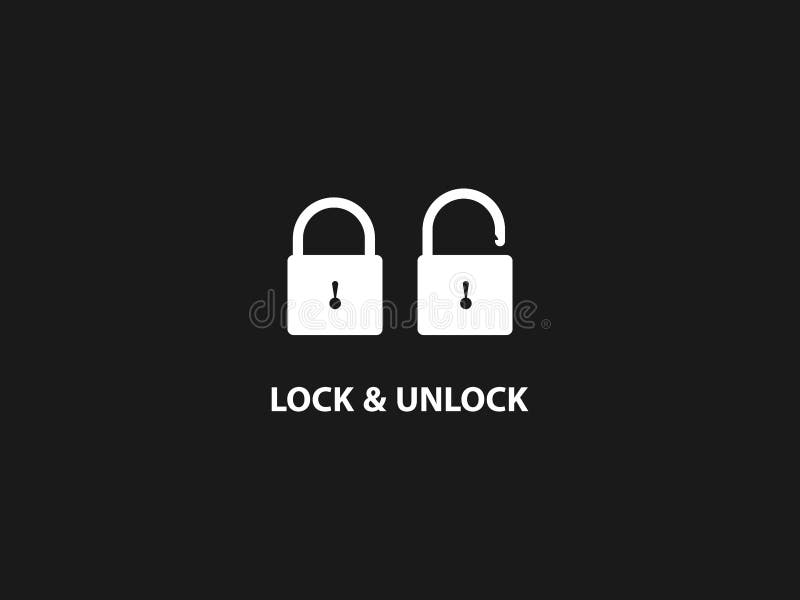 Security Lock Icon Vector Safe Security Symbol Icon for  Stock Vector Illustration of