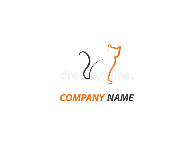 Cute Cat Icon Logo Template and Ideas for Design