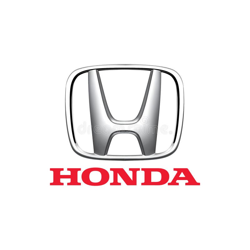 Honda vector logo on white background