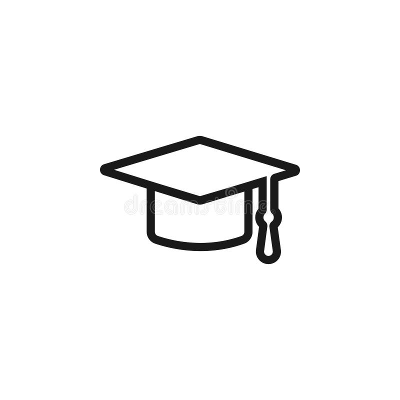 Mortarboard Vector Icon. Graduation, Education Symbol Vector Icon for ...