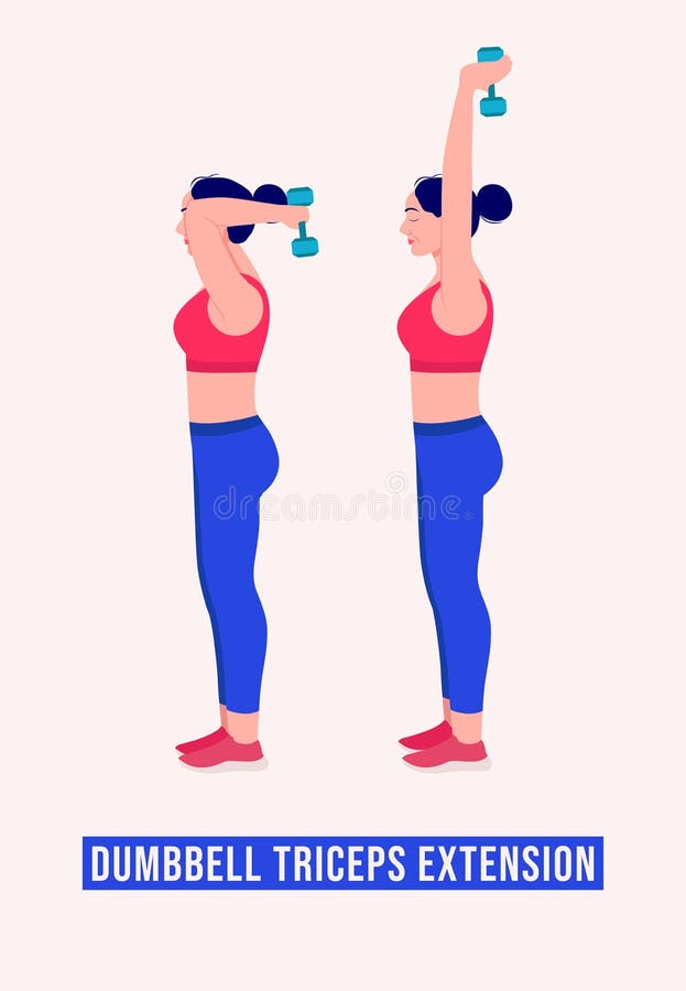 Free Vector  Arms workout set on white background exercises for women  triceps biceps strength