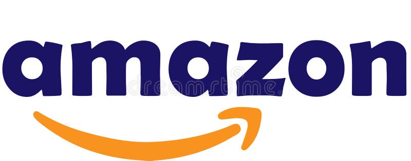 Amazon Logo Design on White Editorial Stock Image - Illustration of icons,  icon: 193662969