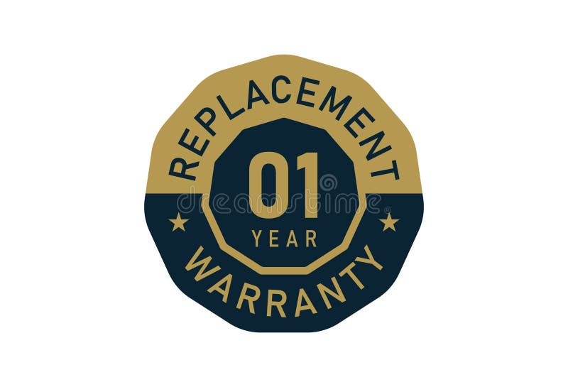 53 Year Replacement Warranty, Replacement Warranty Images Stock Vector