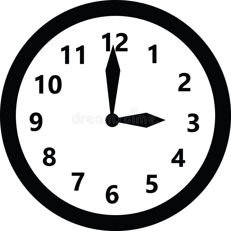 3 o clock on a nice clock 3 o clock on a nice clock