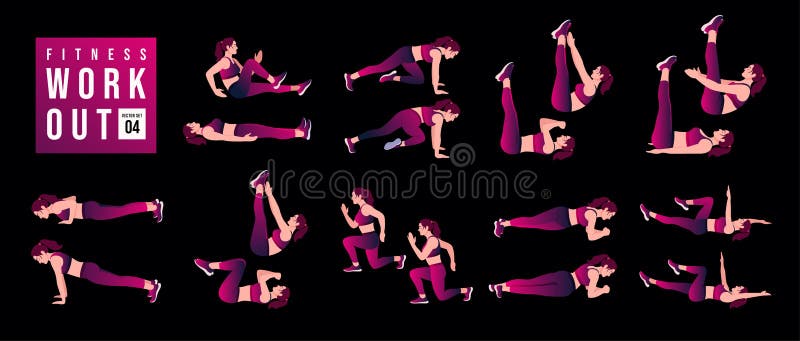 Women Workout Set stock photo