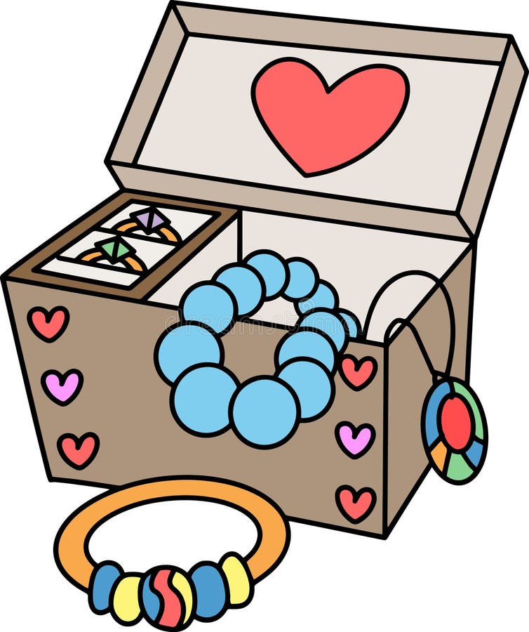 Jewelry Box Drawing Stock Illustrations 570 Jewelry Box Drawing Stock