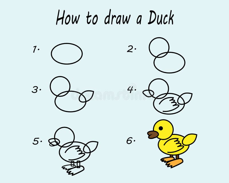 How to Draw a Rubber Duck - Easy Drawing Tutorial For Kids-saigonsouth.com.vn