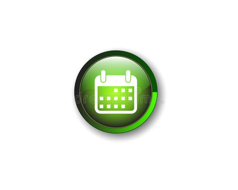 Illustration of Calender December Month Icon Flat Calender symbol eps file. Flat design monthly planner template vectors