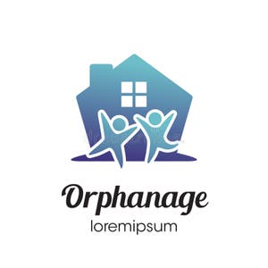 Orphanage Logo Icon Or Symbol Template Design Stock Vector Orphanage Logo Icon Or Symbol Template Design Stock Vector