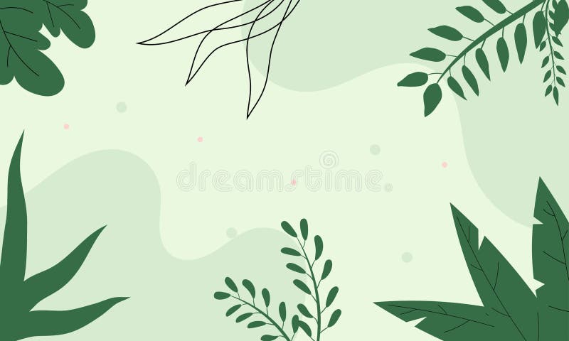 Green Nature Background and Simple Style. Stock Vector - Illustration of  backdrop, plant: 213348262