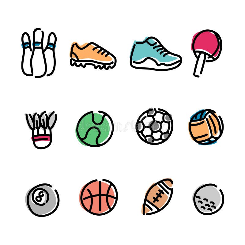 All Sport Cartoon Icon Stock Illustrations – 432 All Sport Cartoon Icon ...