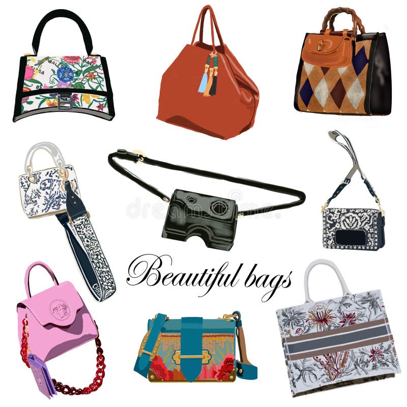 9 Fashionable Fashion Women`s Bags, Fashion Bags, Bags of Large and