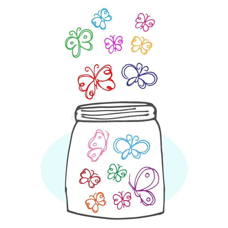 Cute set of jars Stock Vector by ©ffffffly 111799996