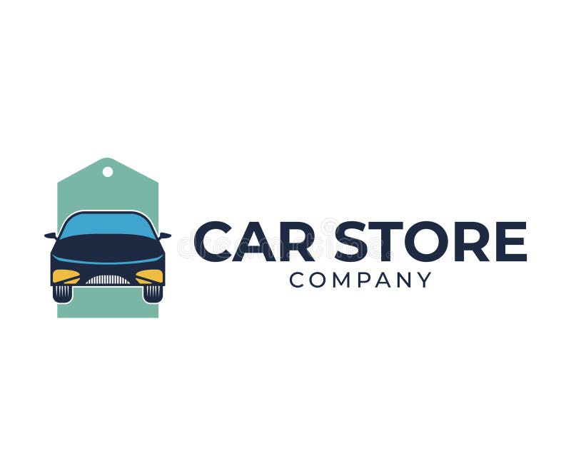 Car Store Logo Design, Car Dealership Logo Design Stock Vector