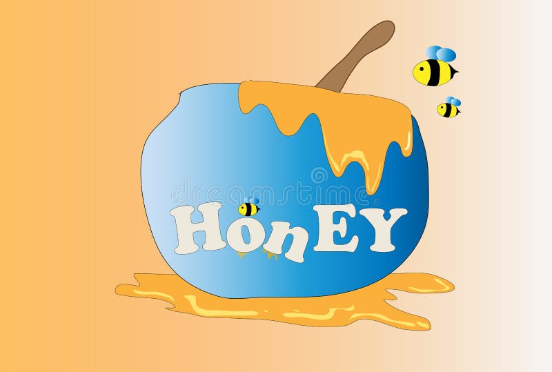 Honey Spilled Stock Illustrations 111 Honey Spilled Stock