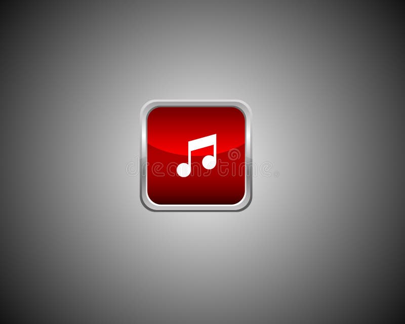 MP3 Audio Music Icon - Vector Audio Format Flat Logo Stock Vector