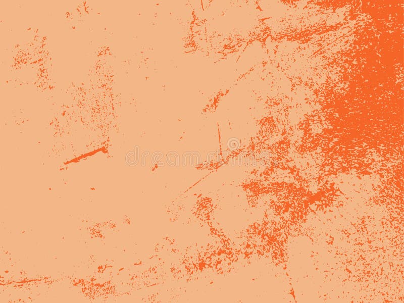 Orange Distressed Grunge Texture Stock Vector Illustration of grain