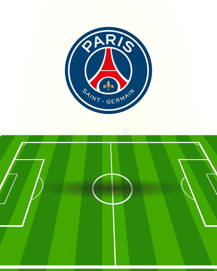 PSG Paris Saint Germain FC Logo with White Background Stock Vector -  Illustration of germain, brand: 267699511