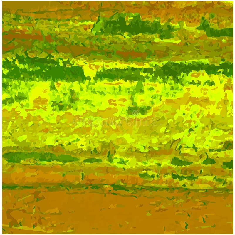 Abstract Hand Draw Oil Painting Composition, Vector Background Stock