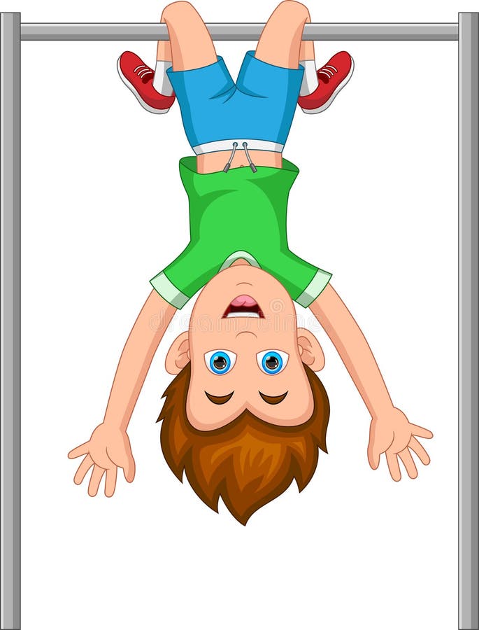 Little Girl Hanging Upside Down Stock Illustrations 24 Little Girl