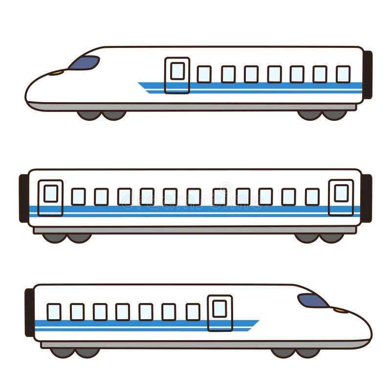 Colored Shinkansen Stock Illustrations – 17 Colored Shinkansen Stock ...