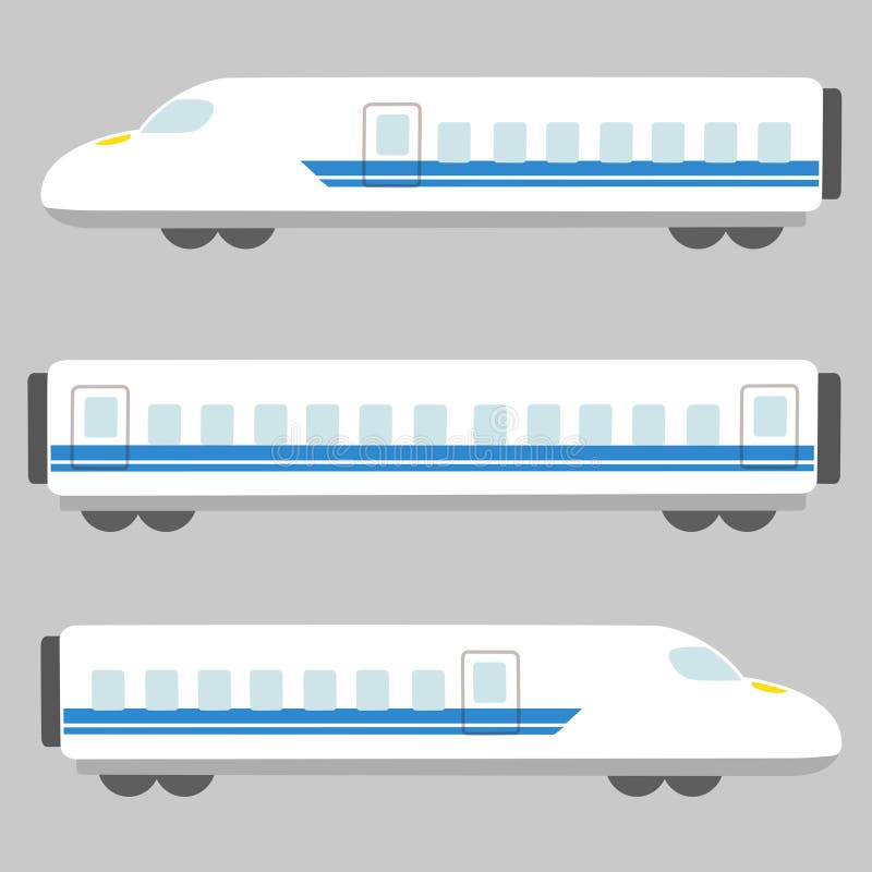 Colored Shinkansen Stock Illustrations – 17 Colored Shinkansen Stock ...