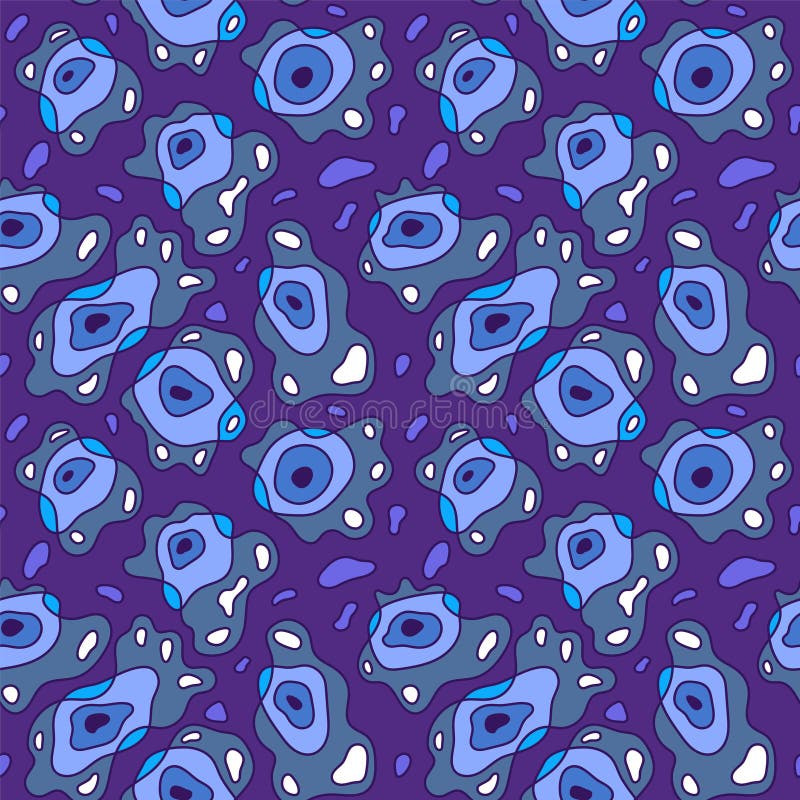 Abstract psychedelic colorful artwork with unique pattern vector illustration