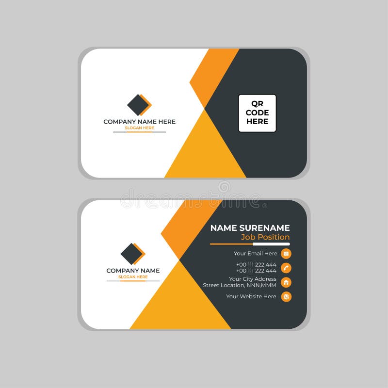 professional-corporate-identity-card-featuring-geometric-patterns-stock
