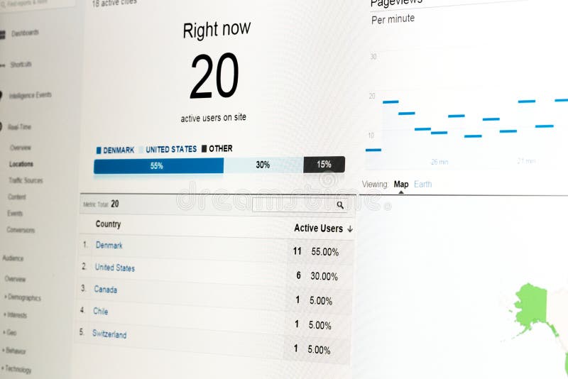 Web analytics data on computer monitor royalty free stock images Web analytics data on computer monitor royalty free stock images