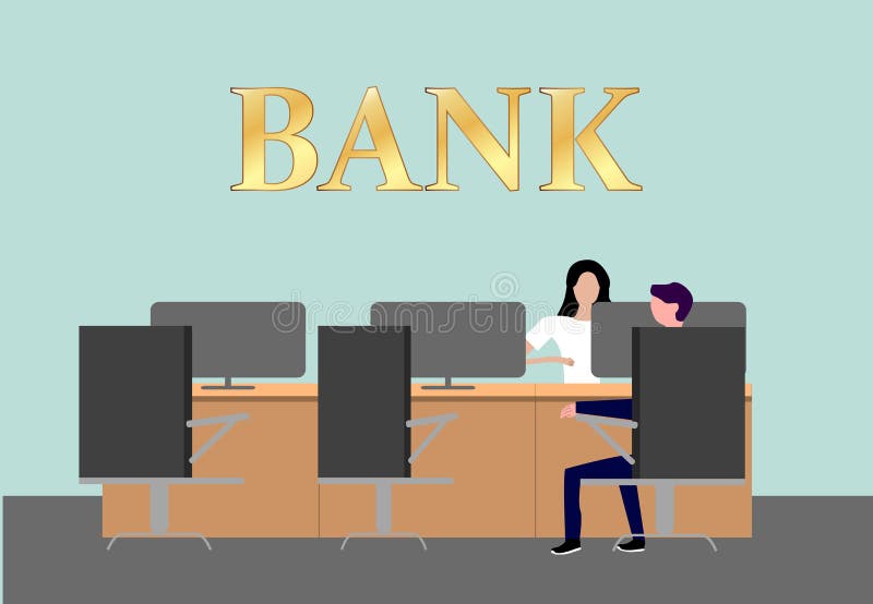 Bank Interior Stock Illustrations 3 220 Bank Interior Stock