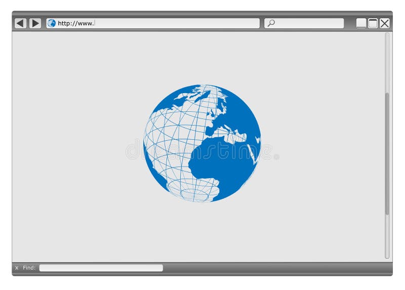 Web browser royalty illustrazione gratis