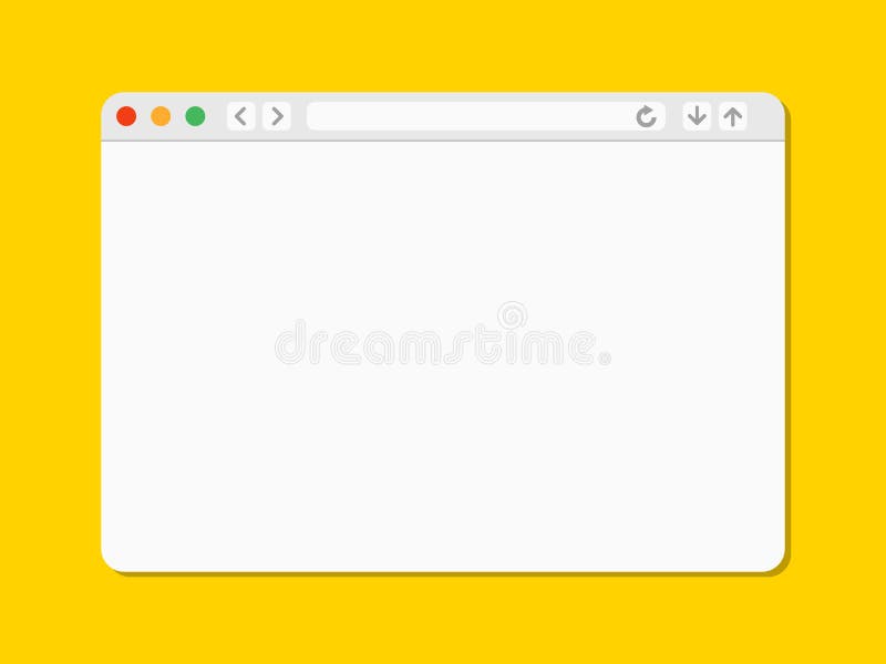 Download Web Browser Window Computer Or Internet Frame Template Design Of Flat Page Mockup Vector Stock Vector Illustration Of Vector Template 166366759