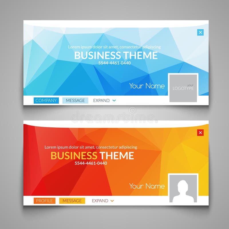 Web Business Site Design Header Layout Template Creative Corporate Advertisement Cover Web Design Layout Banner Stock Vector Illustration Of Header Cover 72460416