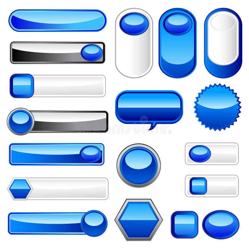 Web Button royalty free illustration